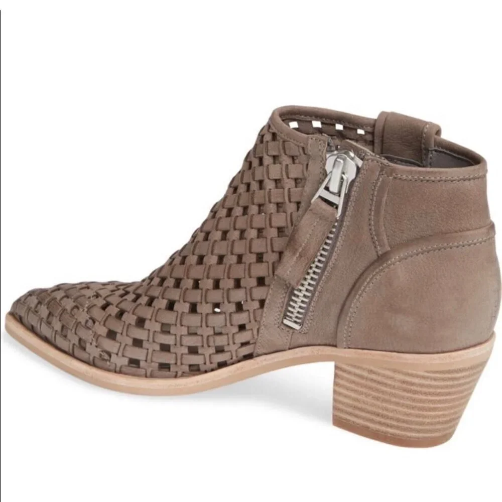 EUC Dolce Vita Spence Woven Ankle Boots